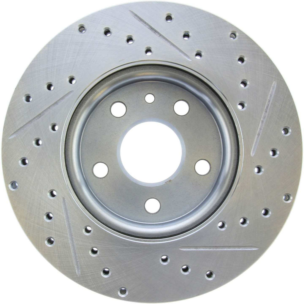 Chevy Volt Select Sport Drilled and Slotted Brake Rotor, Front Right, 2016-2019