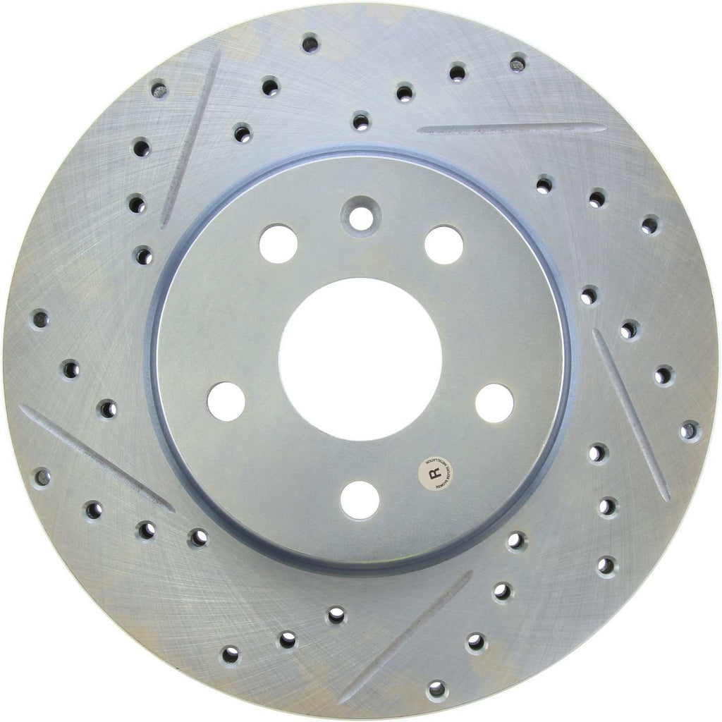 Chevy Volt Select Sport Drilled and Slotted Brake Rotor, Front Right, 2016-2019
