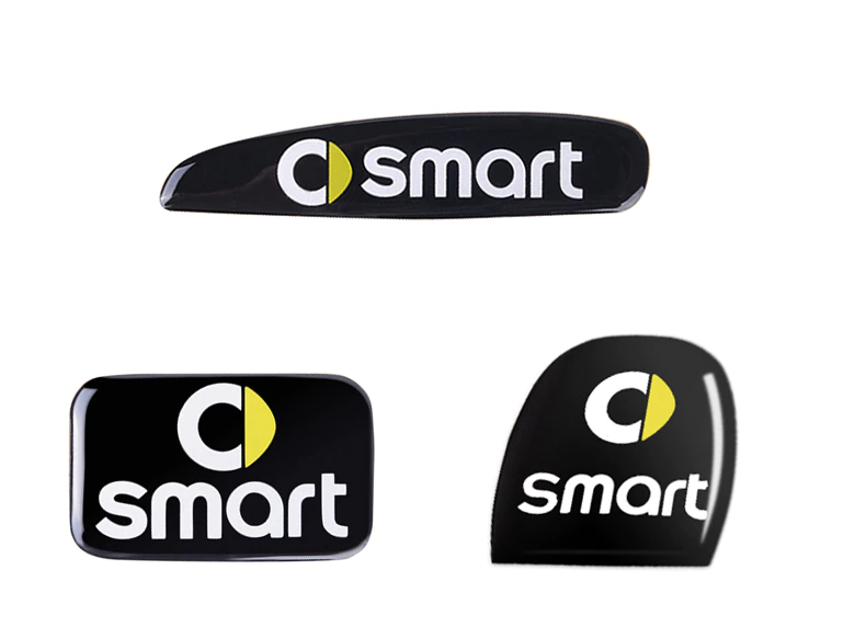 Smart Car Fortwo Cigarette Lighter Central Console & Storage Box 3D Stickers, 2015-2020