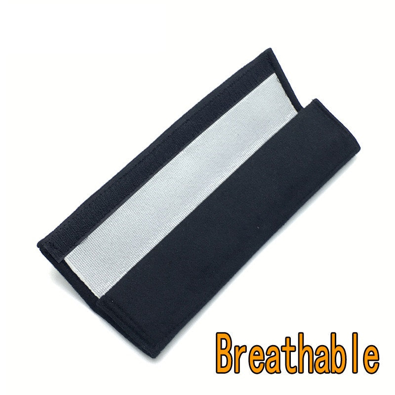 Smart Car Fortwo Seatbelt Cover Pads with Logo, Black