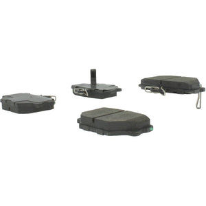 Smart Car Fortwo Front Premium Semi-Metallic Brake Pads with Shims, 2004-2015