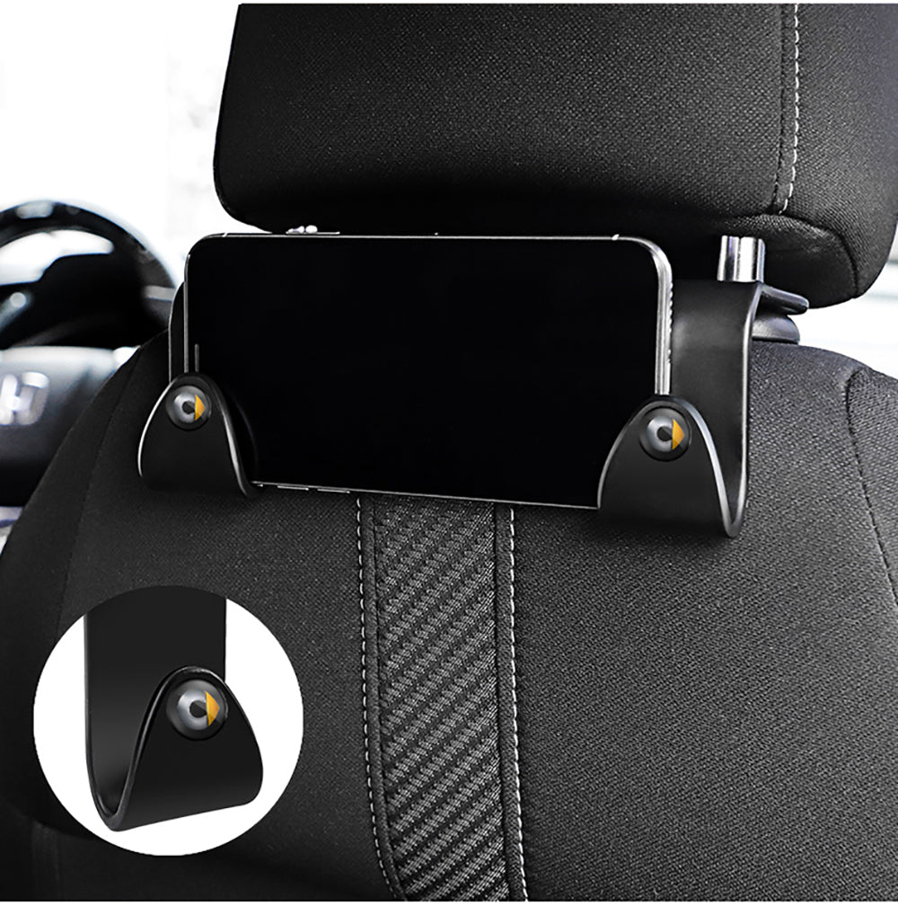 Smart Car Fortwo Seat Headrest Coat Hook Hangers, 4-Piece Set