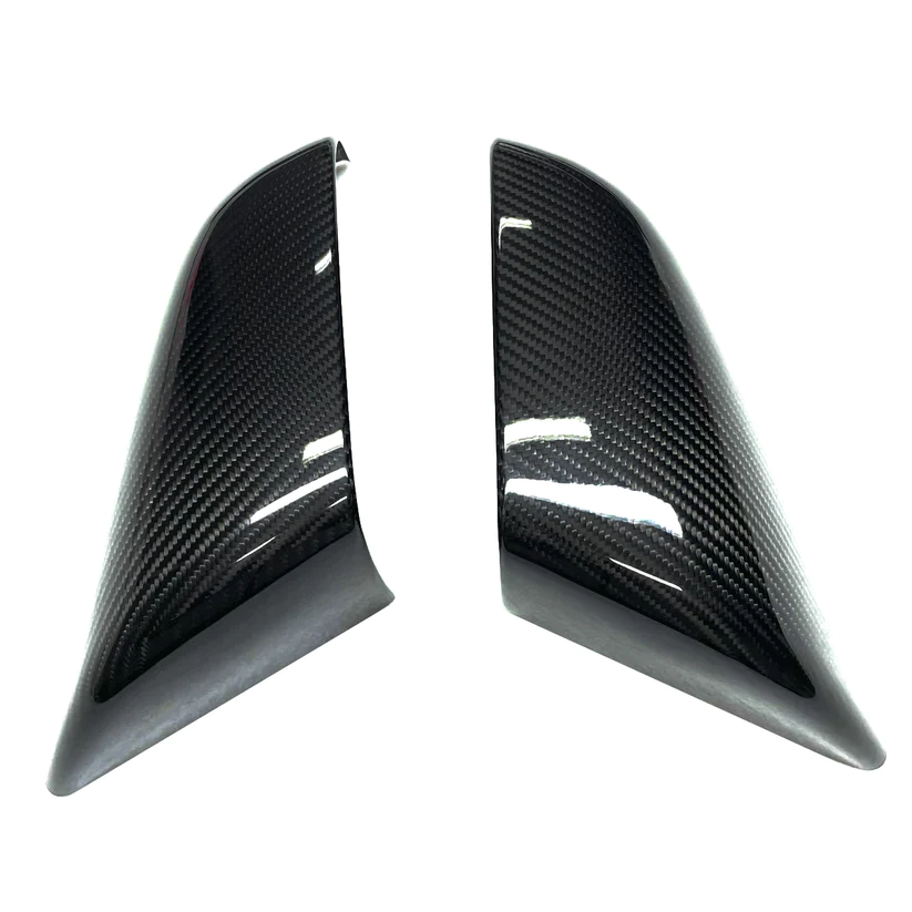 Tesla Model S Real Carbon Fiber Side Mirror Covers, 2012-2020