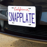 Tesla Model S SNAPPLATE Front License Plate Mount, Removable, 2016-2021