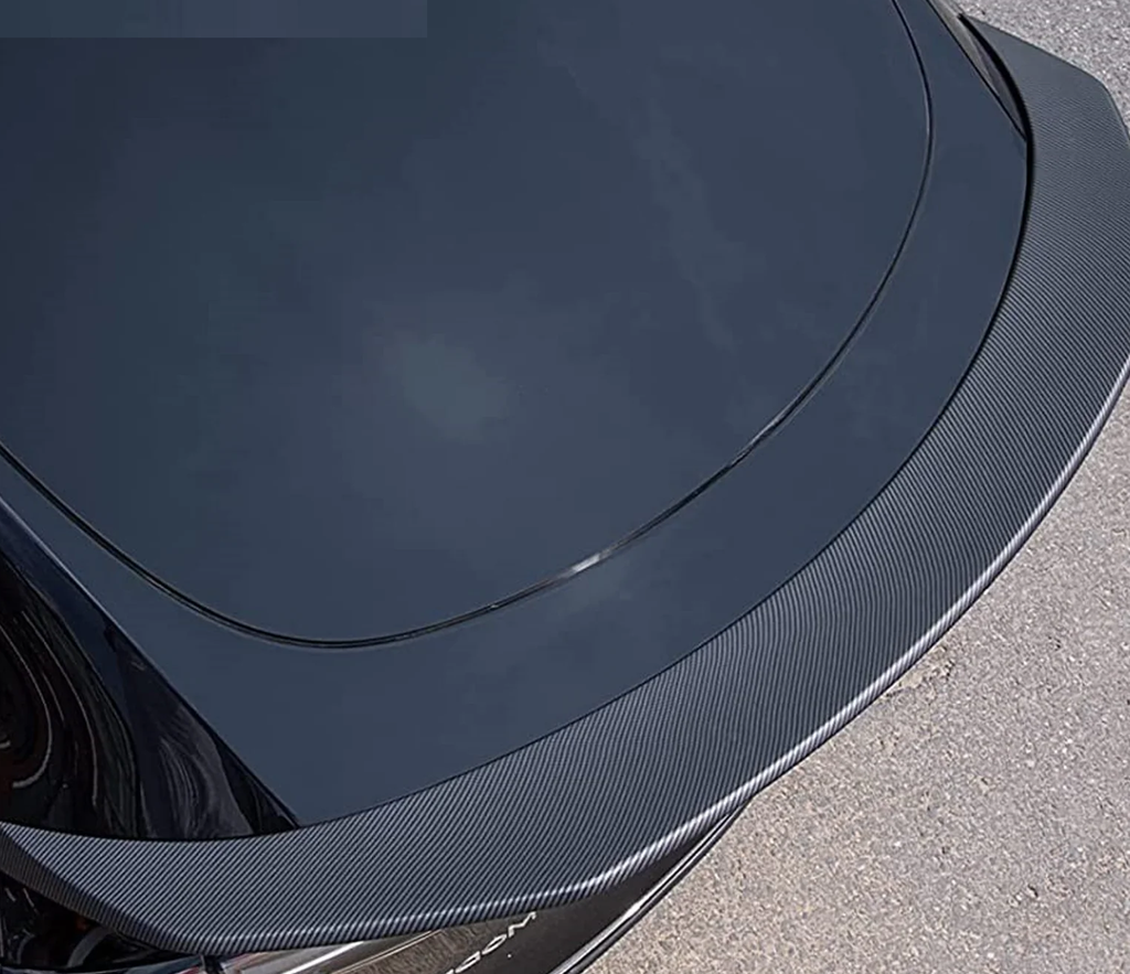 Tesla Model Y Rear Trunk Sport Spoiler, ABS Matte Carbon Fiber, 2020-2023