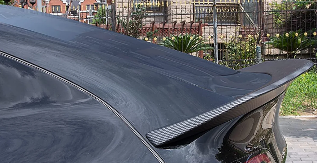 Tesla Model Y Rear Trunk Sport Spoiler, ABS Matte Carbon Fiber, 2020-2023