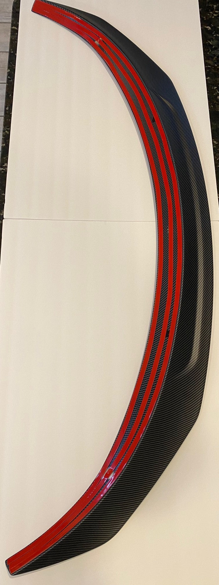 Tesla Model Y Rear Trunk Sport Spoiler, ABS Matte Carbon Fiber, 2020-2023