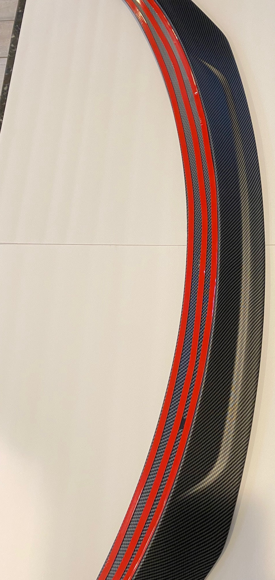 Tesla Model Y Rear Trunk Sport Spoiler, ABS Matte Carbon Fiber, 2020-2023