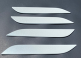 Tesla Model S Door Handle Covers, ABS, Color Matched Pearl White PPSW