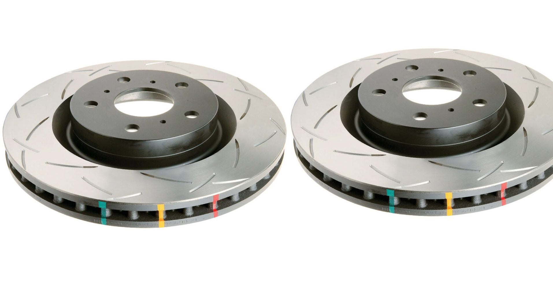 Tesla Model S Front Slotted 4000 Series Front Brake Rotors, 2012-2022