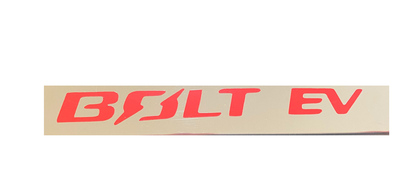 Chevy Bolt EV Stainless Steel License Plate Frame with Logo, 2017-2022