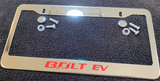 Chevy Bolt EV Stainless Steel License Plate Frame with Logo, 2017-2022