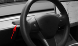 Tesla Model 3, Y Steering Wheel Paddle Shift, Turn Signal Covers, Alcantara Suede