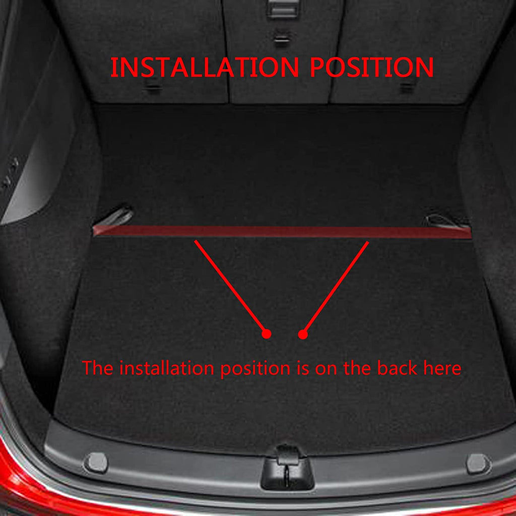 Tesla Model Y Rear Forward Trunk Board Lift Pull Straps, Rear Trunk Board, 2020-2026