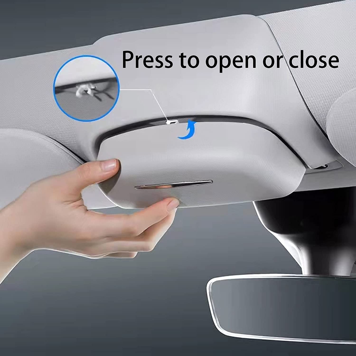 Tesla Model Y Sunglasses Storage Case Holder, Organizer, 2020-2024