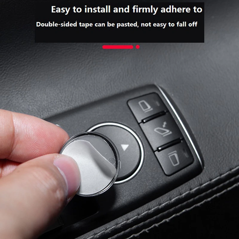 Tesla Model S, X Window Lift Switch Button Cover Kit, Brushed Aluminum
