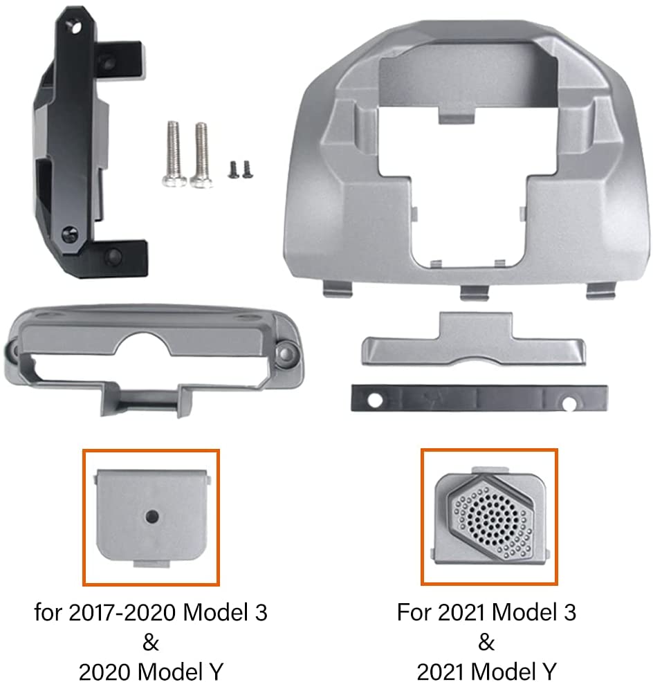 Tesla Model 3, Y Swiveling Screen Mount Kit , Upgraded New Version, Original Gray Color, 2017-2021