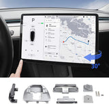 Tesla Model 3, Y Swiveling Screen Mount Kit , Upgraded New Version, Original Gray Color, 2017-2021