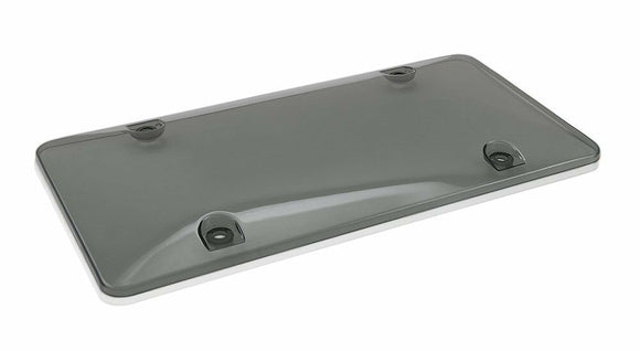 Chevy Volt Smoke Gray Tinted Unbreakable Bubble Shield License Plate Cover
