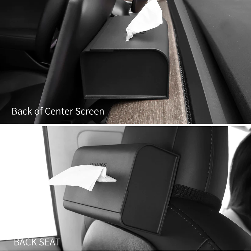 Tesla Model S, 3, X, Y Silicone Tissue Box Holder