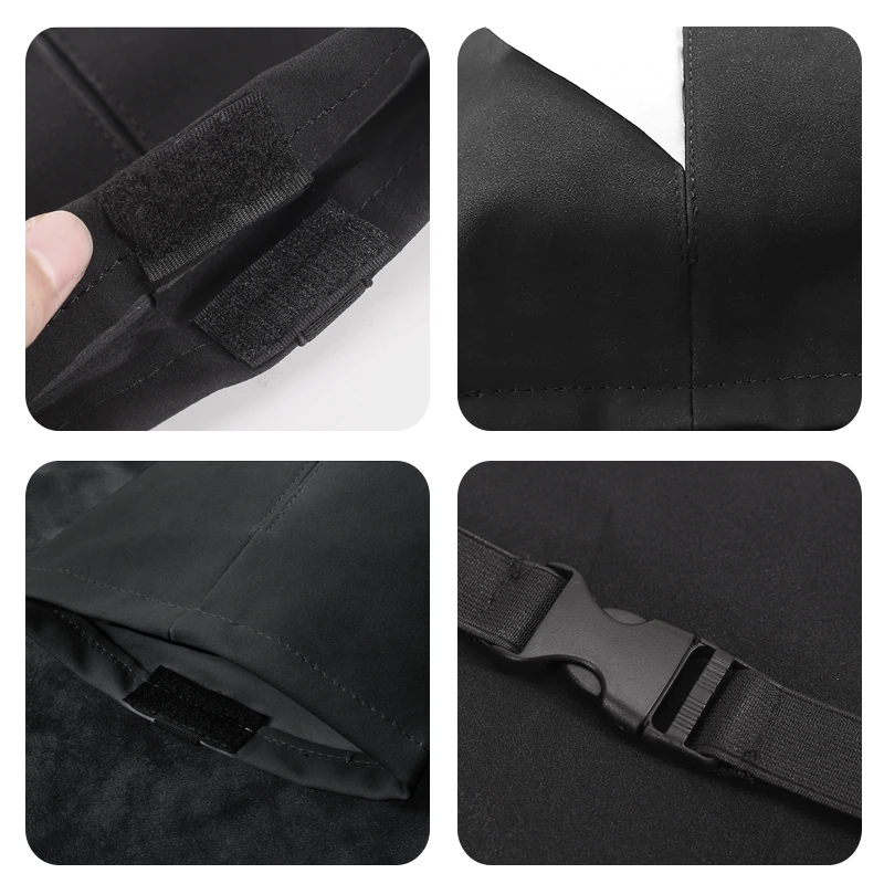 Tesla Model 3, Y Hanging Hidden Tissues Box Holder, Behind Center Screen, Black Suede