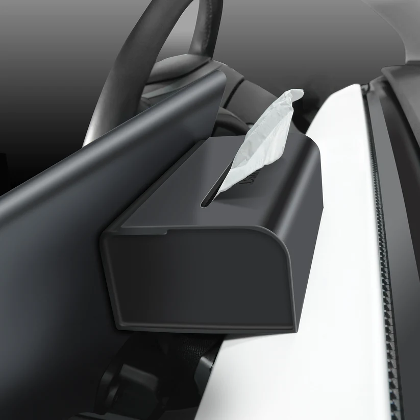 Tesla Model S, 3, X, Y Silicone Tissue Box Holder