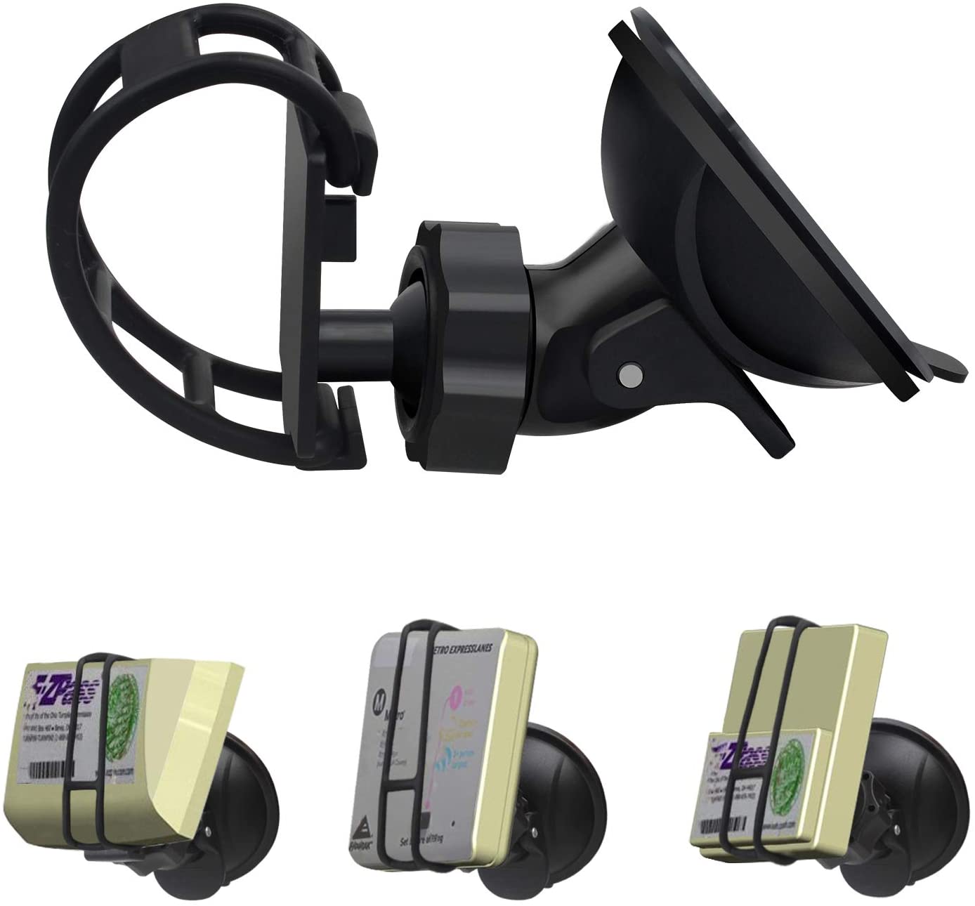 Fiat 500E Toll Pass, EZ Pass, Transponder Holder, Windshield Mount