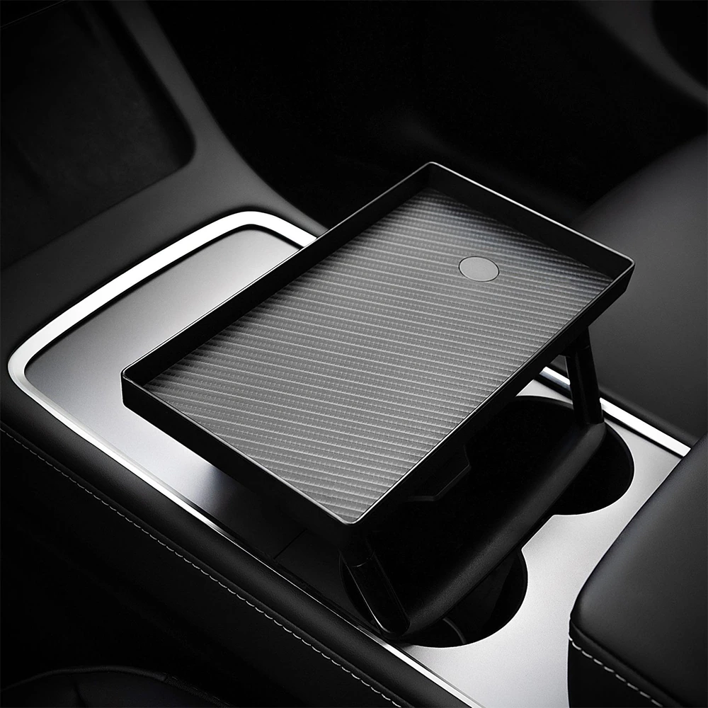 Tesla Model 3, Y Center Console, Behind Screen Magnetic Storage Tray, 2017-2023