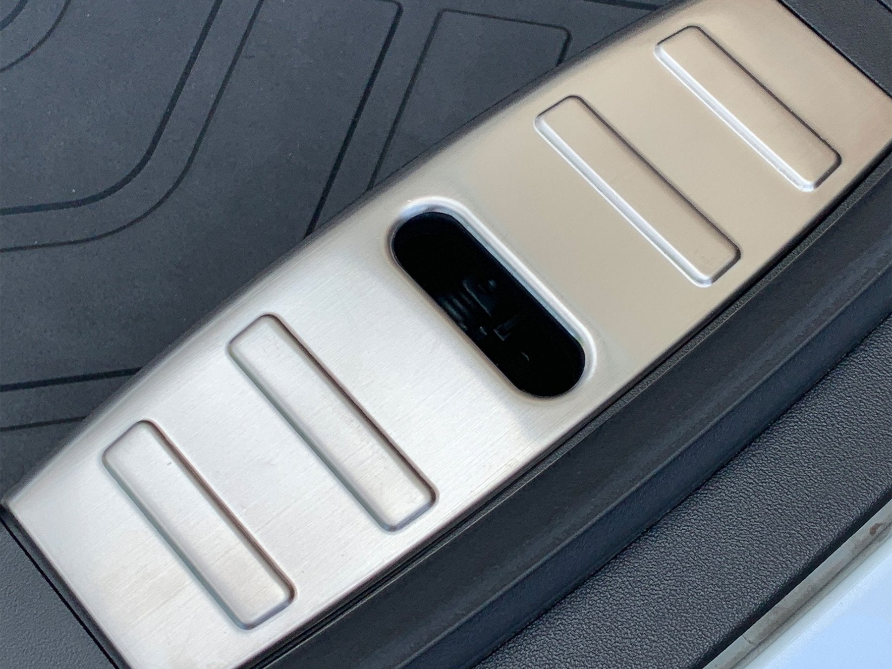 Tesla Model 3 Frunk / Trunk Sill Protector, Silver, 2017-2021