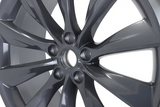 Tesla Model S Turbine Rear Wheel 21X9 Gray, 2012-2017