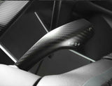 Tesla Model 3, Y Steering Wheel Paddle Shift, Turn Signal Covers, Matte Carbon Fiber