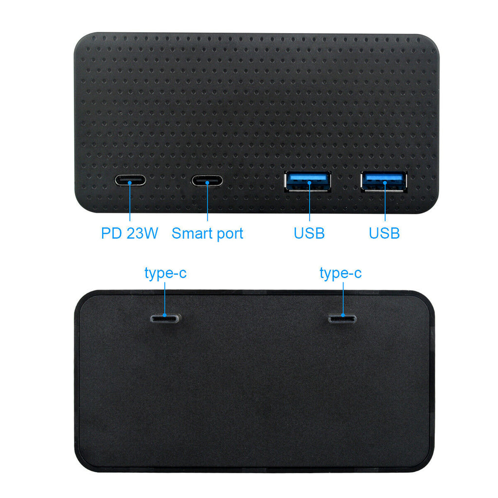 Tesla Model 3, Y USB Hub 4-in-1 Center Console Adapter Docking Station, Fast Charger, 2021-2022