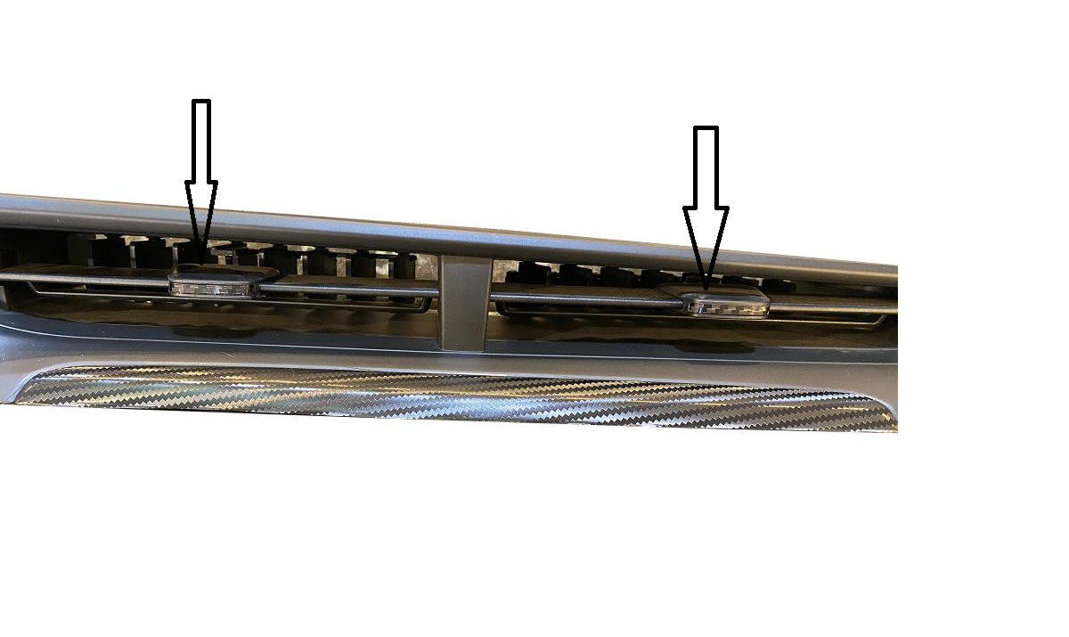 Chevy Bolt EV Dash Vent Chrome Trim Delete Decals, Many Colors, 2017-2021