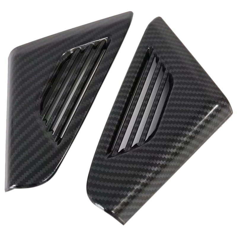Tesla Model X Side A/C Air Vent Outlet Covers, Carbon Fiber, 2016-2021