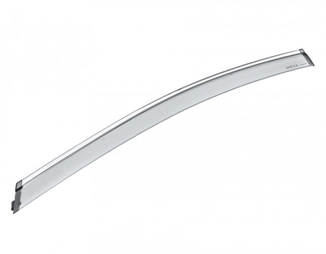 Chevy Bolt EV Side Window Deflectors W/ Chrome Trim, 2017-2023