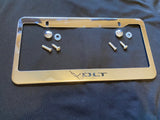 Chevy Volt Stainless Steel License Plate Frame W/ Logo, 2011-2019