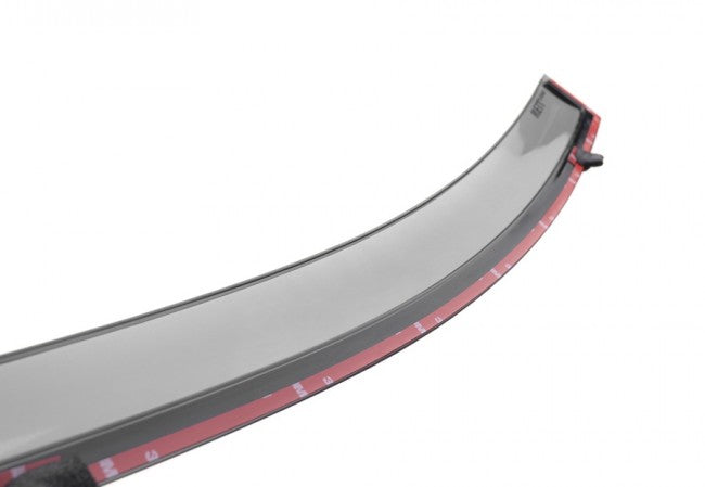 Chevy Volt Side Window Deflectors W/ Chrome Trim, Wellvisors, 2016-2019