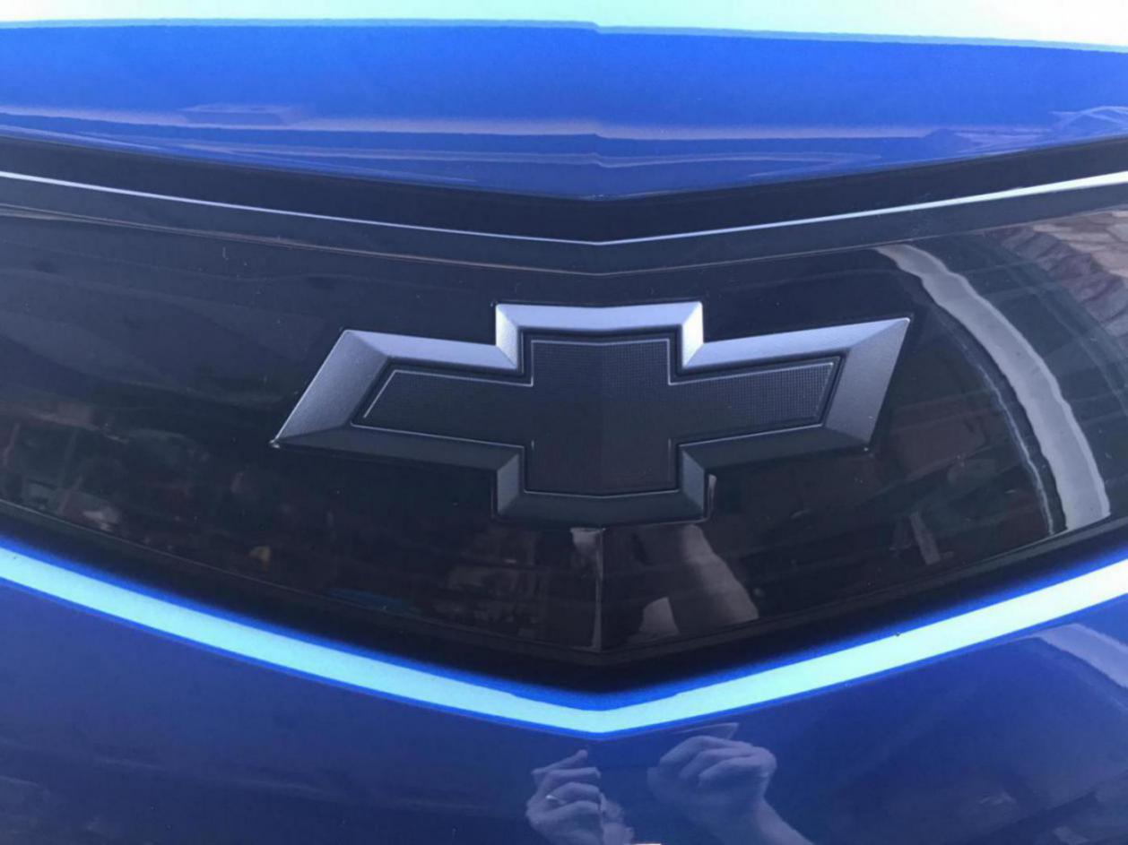 Chevy Volt Chevy Bowtie Matte Black Logo Wrap Kit, 2011-2019