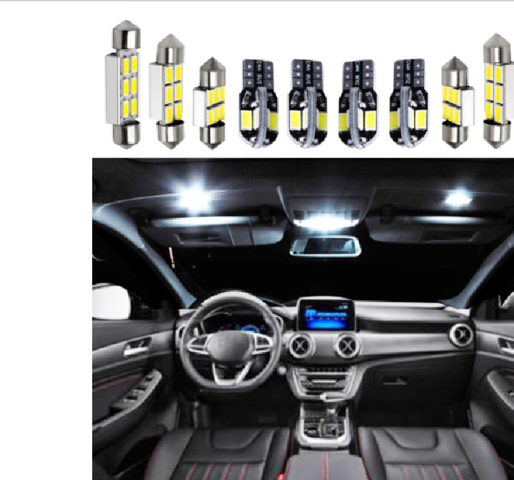 Chevy Volt LED Interior Bulb Kit, Super Bright White, 12 Pieces, 2011-2015
