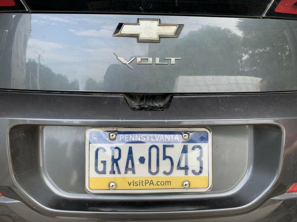 Chevy Volt Clear Flat Shield License Plate Cover