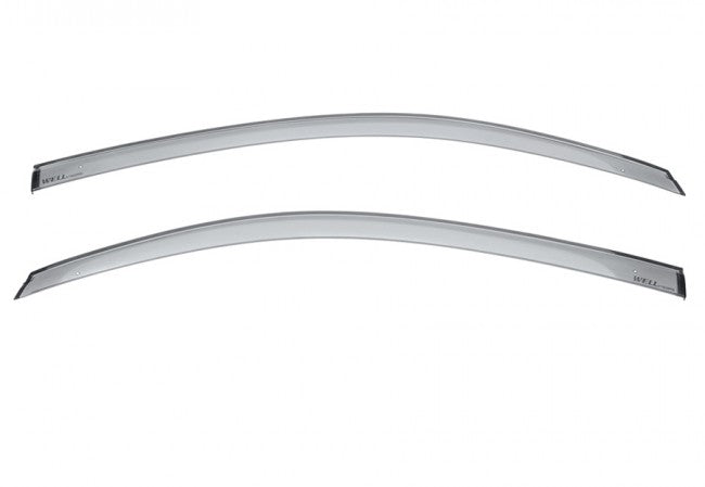 Fiat 500E Premium Series Side Window Deflectors, Wellvisors, 2012-2019