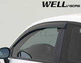 Fiat 500E Premium Series Side Window Deflectors, Wellvisors, 2012-2019