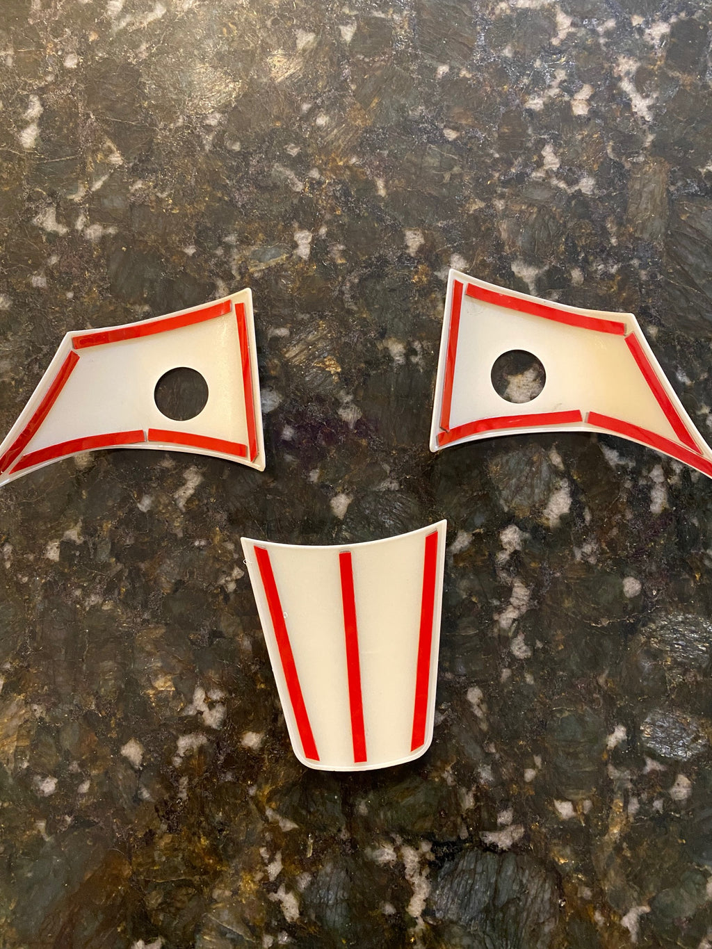 Tesla Model 3, Y, Pearl White Steering Wheel Trim