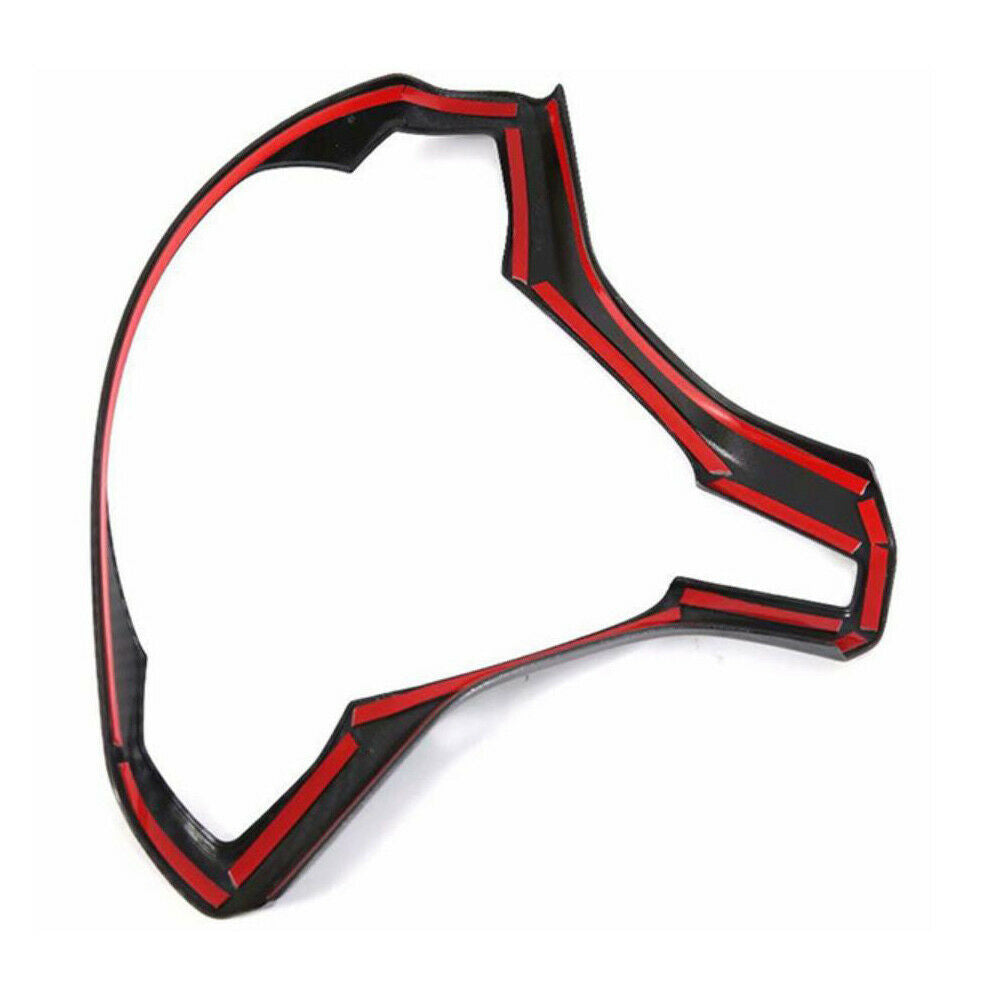 Tesla Model S, X Steering Wheel Trim Cover, ABS, Black Matte Carbon Fiber, 2012-2020