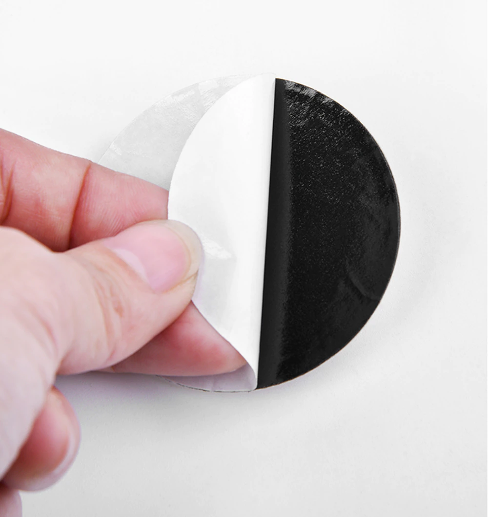 Smart Car Fortwo, 453, Wheel Center Cap Decal Stickers, Aluminum, Yellow, 2014-2021