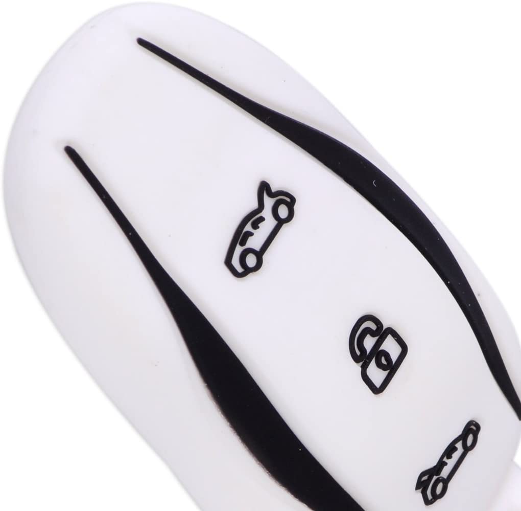 Tesla Model S, 3, Y Silicone Key Ring Fob Case Pocket, Many Colors