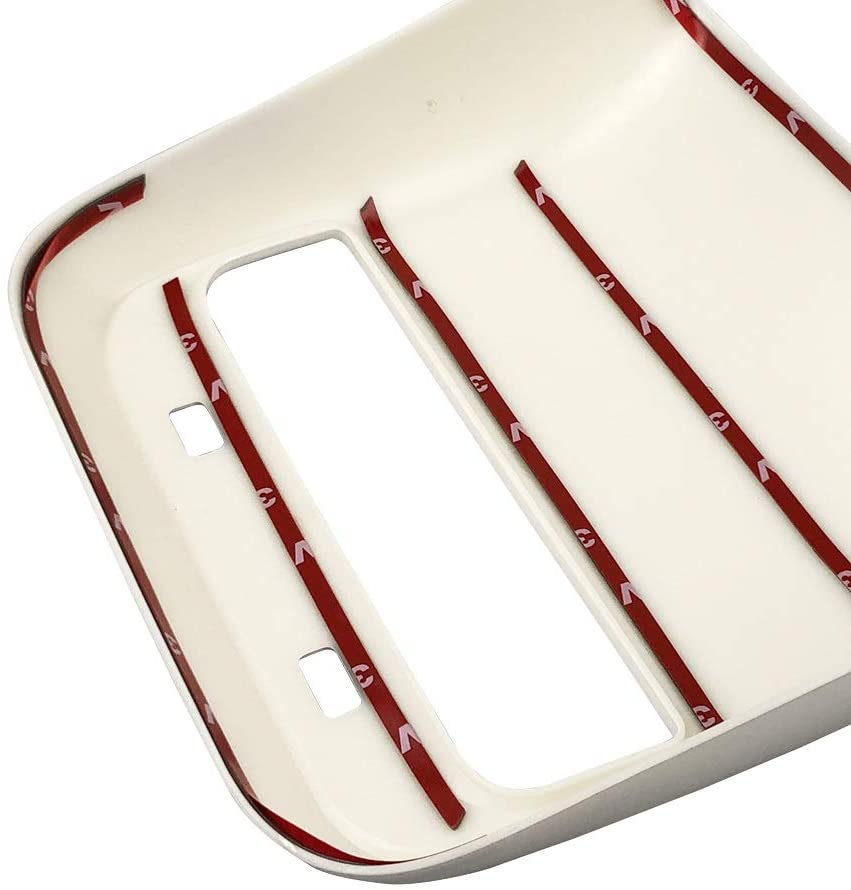 Tesla Model 3, Y, Rear Air Vent Outlet Cover Cap, Pearl White