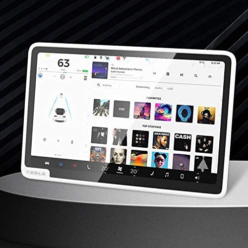 Tesla Model 3, Y Center Screen Navigation Silicone Protective Cover, Black or White