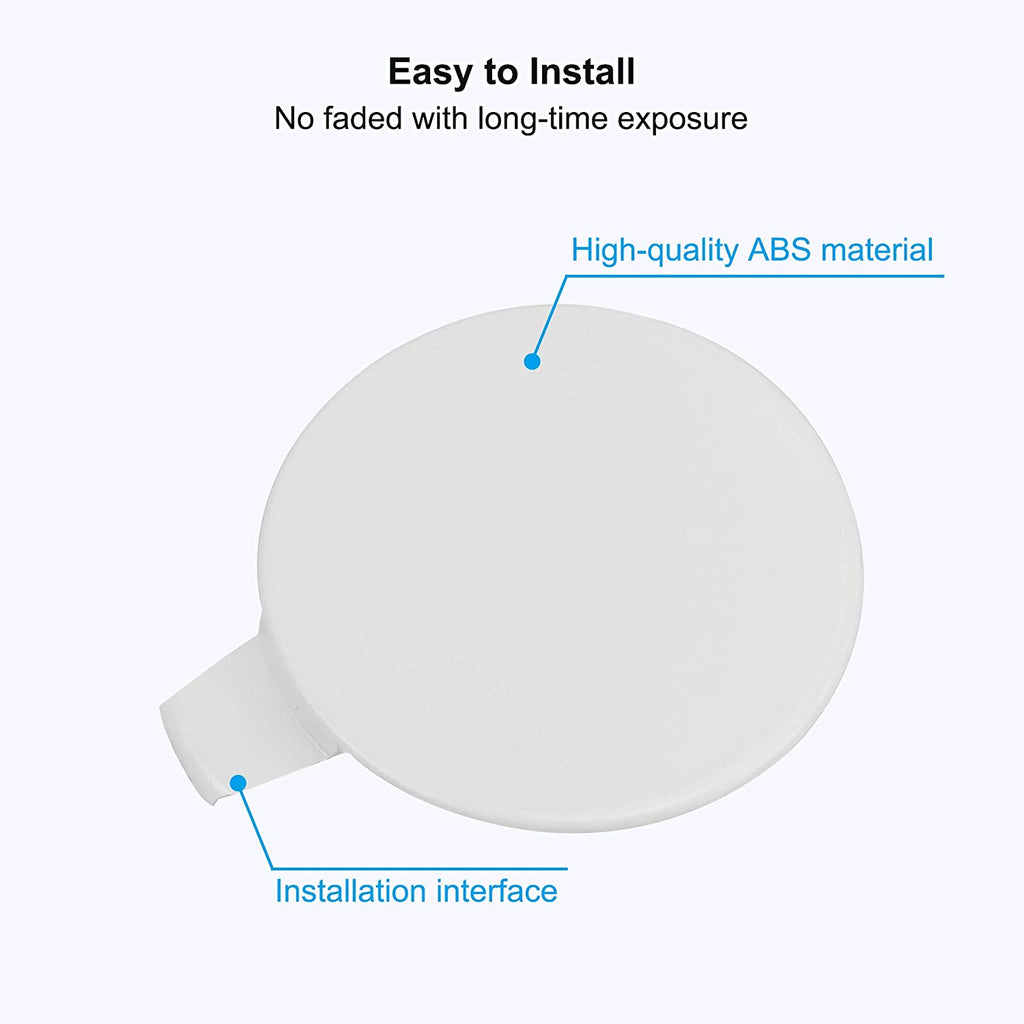 Tesla Model 3 Front Bumper Tow Hook Cover Cap, Pearl White