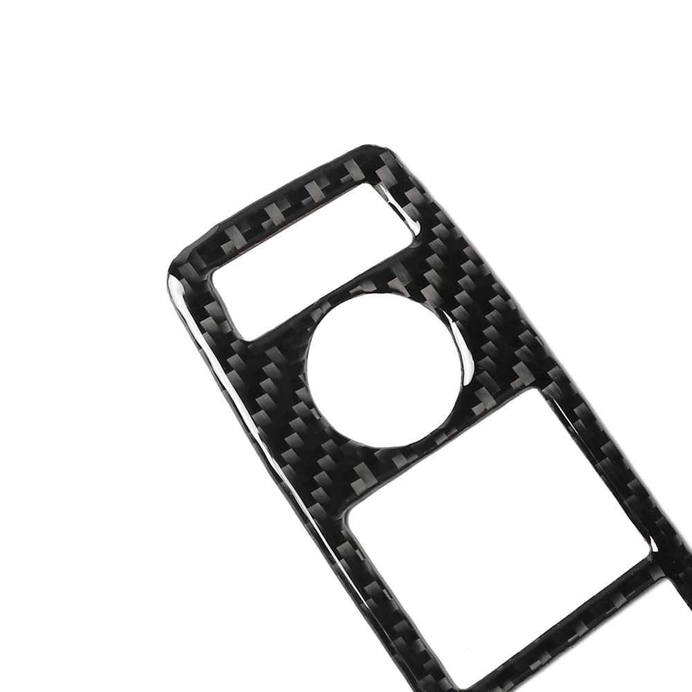 Tesla Model S, X Carbon Fiber Window Switch Cover Panel Trim, 4-Pc Set, 2014-2019